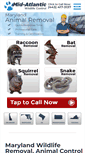 Mobile Screenshot of midatlanticwildlifecontrol.com